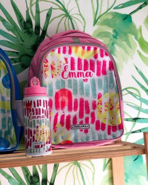 mochila-personalizada-nombre-chispas-niคa-botella