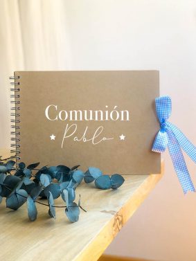 album-azul-personalizado-regalo-comunion
