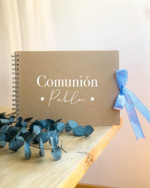 album-azul-personalizado-regalo-comunion