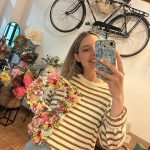 Letra flor preservada