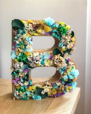 Letra flor preservada - Imagen 5