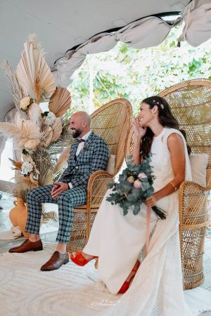 Ramo de novia preservado PEONÍAS - Imagen 4