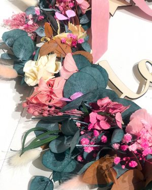 Corona flores con nombre - Imagen 5