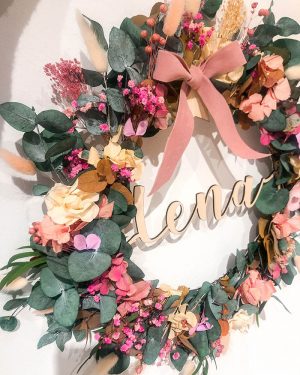 Corona flores con nombre - Imagen 4