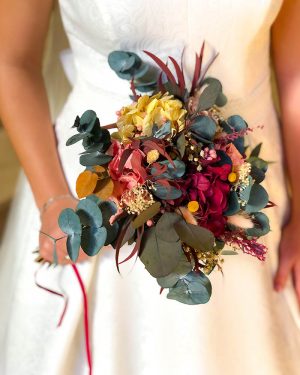 Ramo de novia preservado ATARDECER - Imagen 2