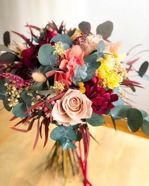 Ramo de novia preservado ATARDECER - Imagen 4