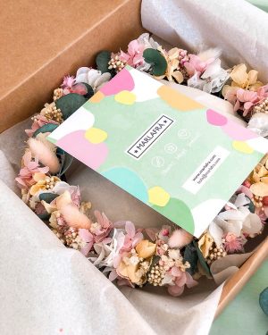 Corona flor preservada completa - Imagen 4