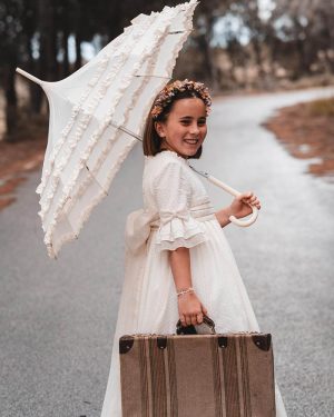 Diadema flor preservada - Imagen 6