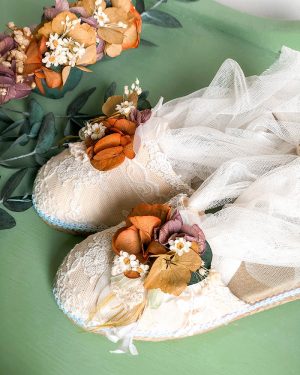 Broche zapatos flores - Imagen 3