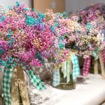 Paniculata Arcoiris con jarrón