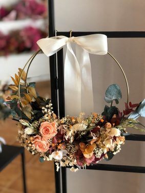 Porta alianzas flores