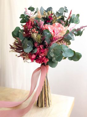 Ramo flor preservada rosa