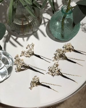 Horquillas con flores - Imagen 5