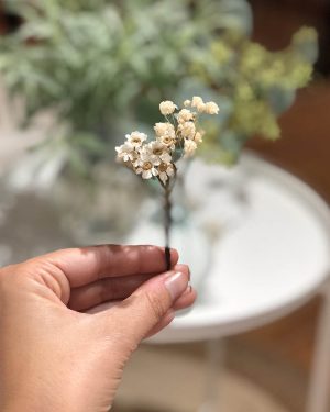 Horquillas con flores - Imagen 3