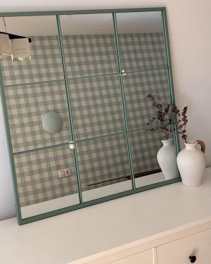 Espejo ventana verde menta - Imagen 2