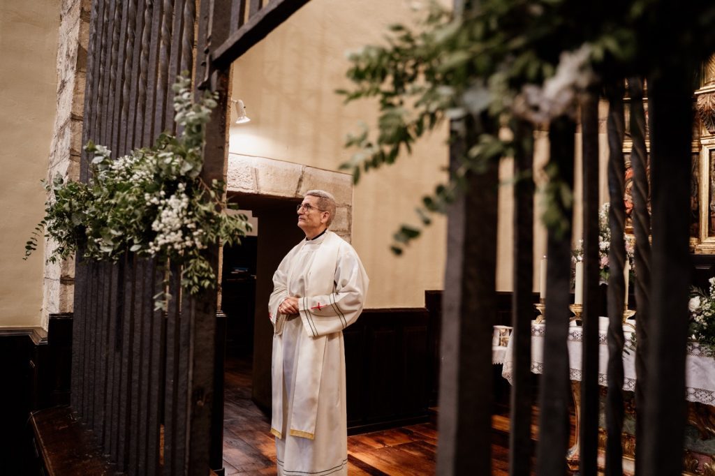 boda gozolaz navarra iglesia flores