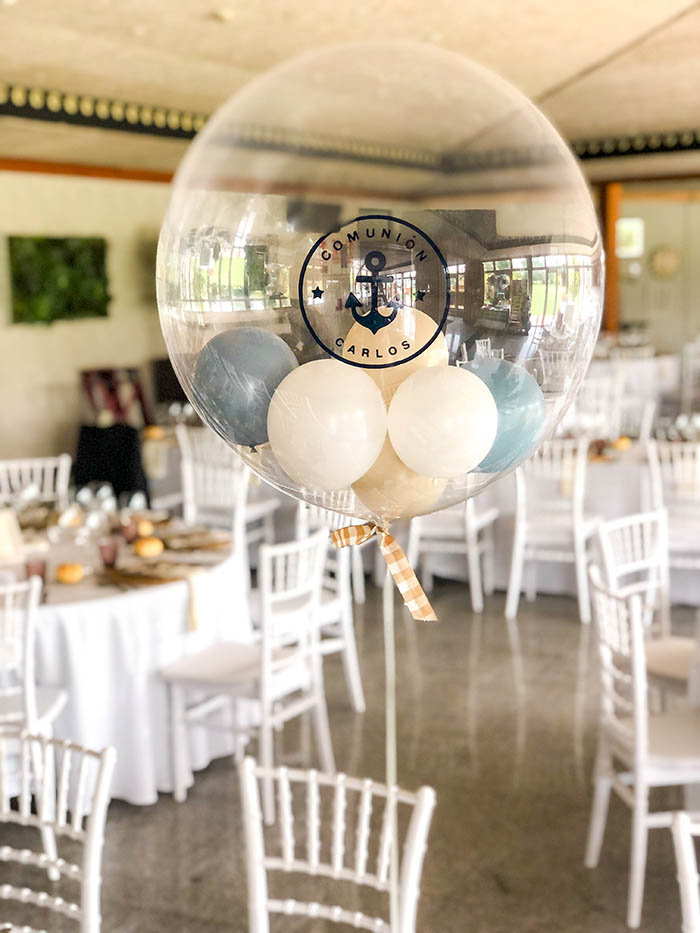 comunion globos bonitos